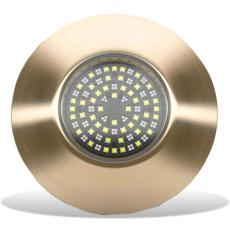 Lumishore SUPRA TIX1604 Interchangeable Thru-Hull Underwater LED Light, Blue/White Light, 20,000 Lumens, 110 Degree Beam — Quality Boat Parts