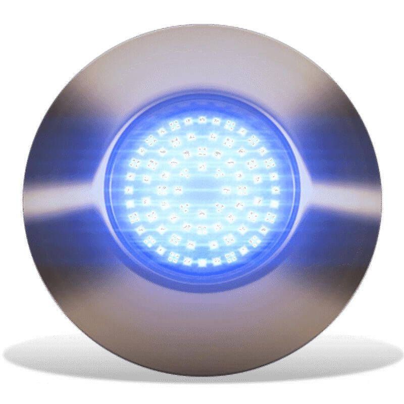 Lumishore SUPRA TIX1604 Interchangeable Thru-Hull Underwater LED Light, Blue/White Light, 20,000 Lumens, 110 Degree Beam — Quality Boat Parts