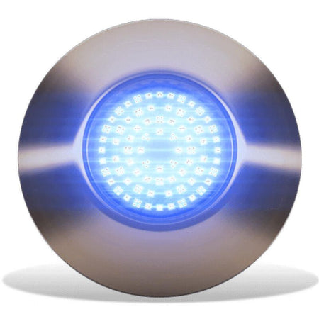 Lumishore SUPRA TIX1604 Interchangeable Thru-Hull Underwater LED Light, Blue/White Light, 20,000 Lumens, 110 Degree Beam — Quality Boat Parts