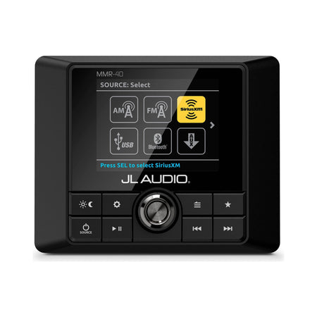 JL Audio MMR-40 Wired NMEA 2000 Network Controller, For JL Audio MediaMaster, 2.8in Full-Color LCD, IP66 — Quality Boat Parts