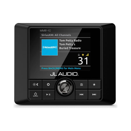 JL Audio MMR-40 Wired NMEA 2000 Network Controller, For JL Audio MediaMaster, 2.8in Full-Color LCD, IP66 — Quality Boat Parts