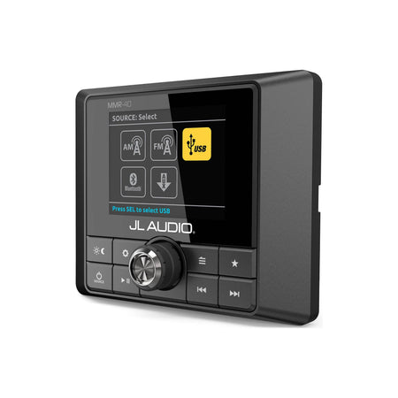 JL Audio MMR-40 Wired NMEA 2000 Network Controller, For JL Audio MediaMaster, 2.8in Full-Color LCD, IP66 — Quality Boat Parts