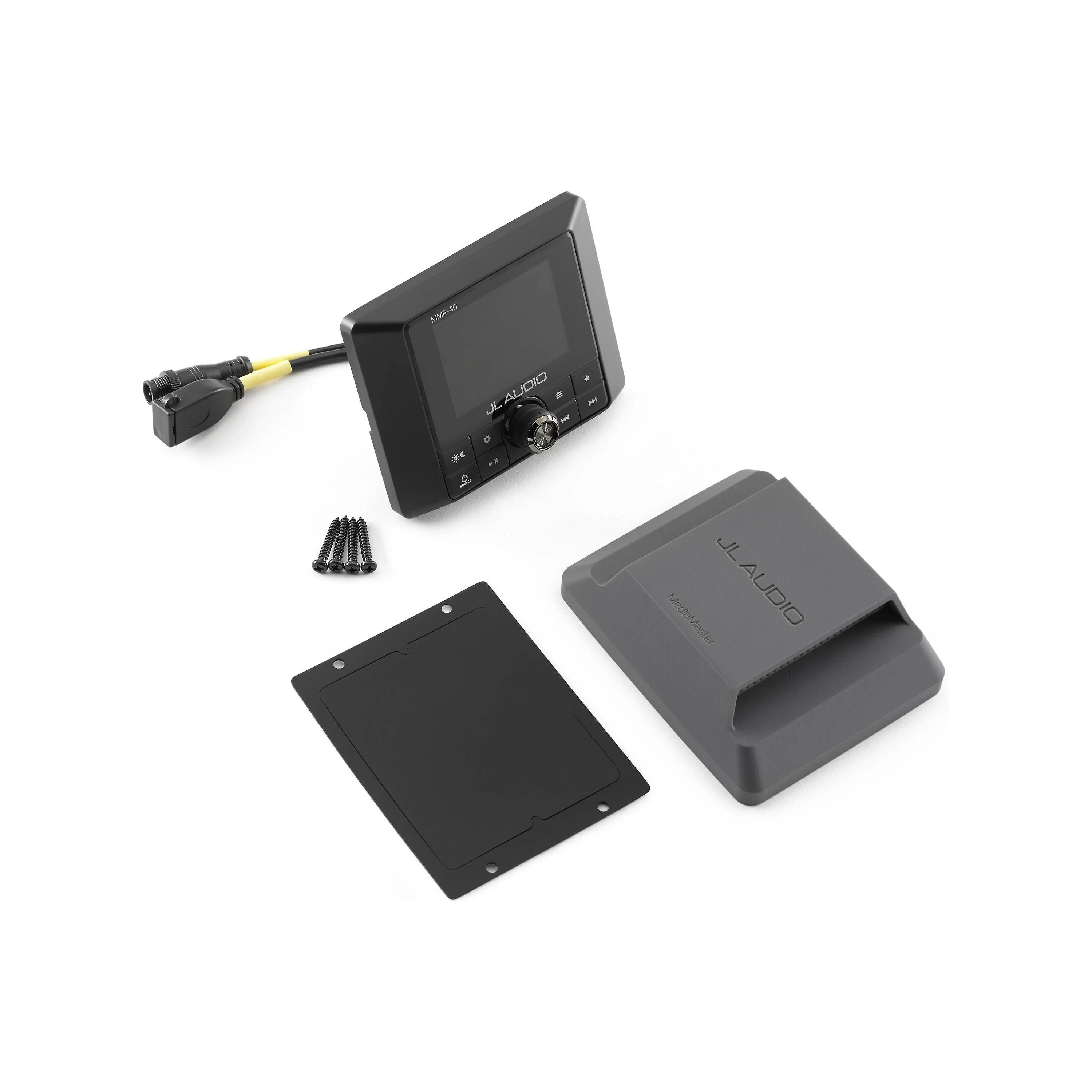 JL Audio MMR-40 Wired NMEA 2000 Network Controller, For JL Audio MediaMaster, 2.8in Full-Color LCD, IP66 — Quality Boat Parts