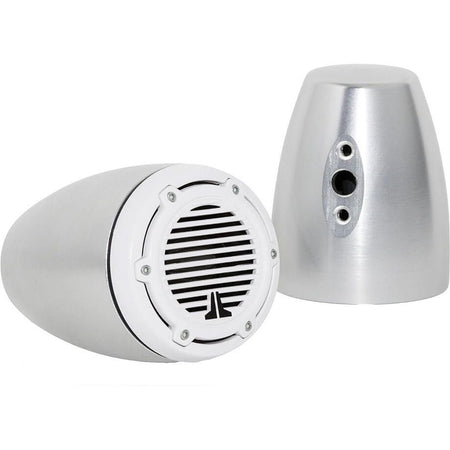 JL Audio MTPOD-M100-CL Tweeter Mounting Pods, For M-Series Component Tweeters, Clear Anodized, Billet Aluminum, Surface or Deck Mount, Pair — Quality Boat Parts