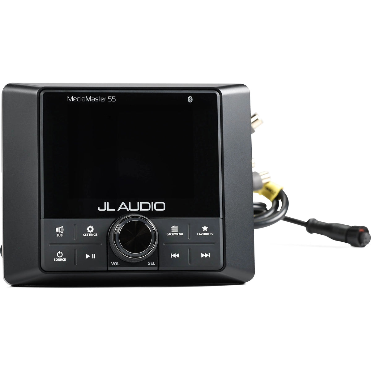 JL Audio MediaMaster 55 Marine Source Unit, NMEA 2000 Certified, 10-16V, IP67, 3-Zone Audio, Bluetooth, 2.8 in Color LCD — Quality Boat Parts