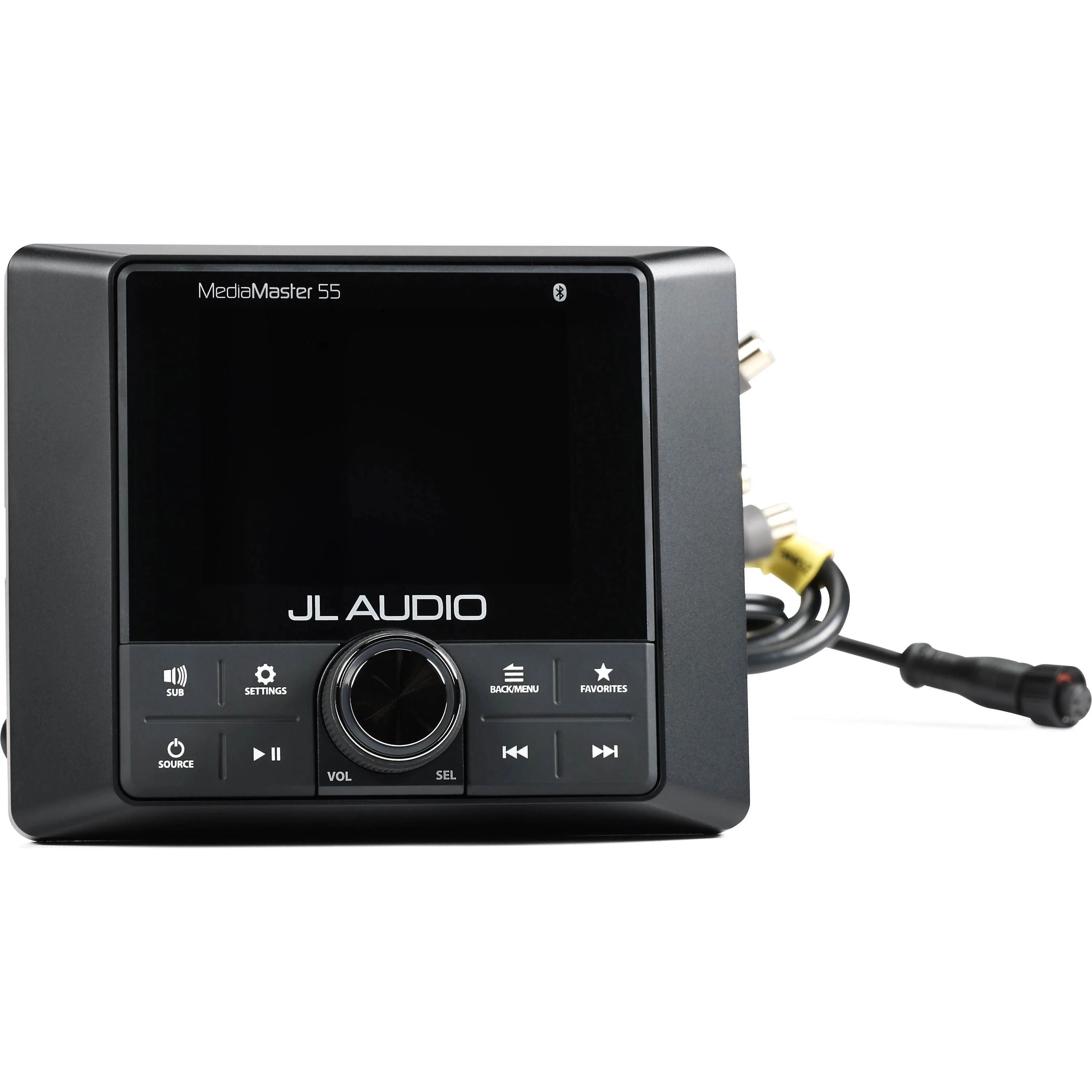 JL Audio MediaMaster 55 Marine Source Unit, NMEA 2000 Certified, 10-16V, IP67, 3-Zone Audio, Bluetooth, 2.8 in Color LCD — Quality Boat Parts