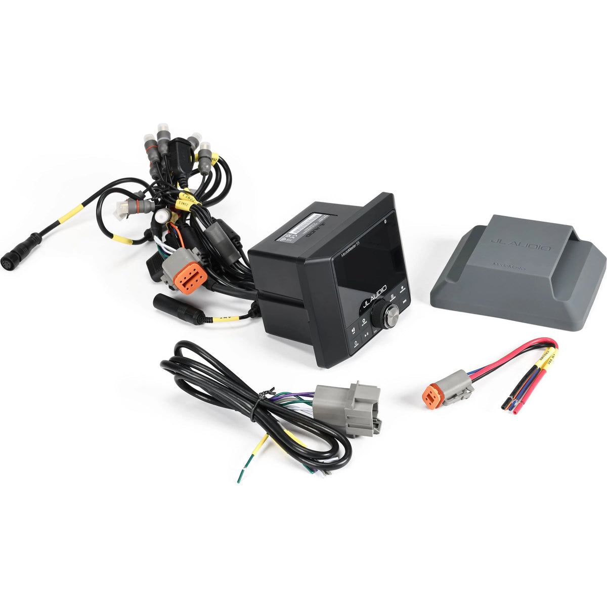JL Audio MediaMaster 55 Marine Source Unit, NMEA 2000 Certified, 10-16V, IP67, 3-Zone Audio, Bluetooth, 2.8 in Color LCD — Quality Boat Parts