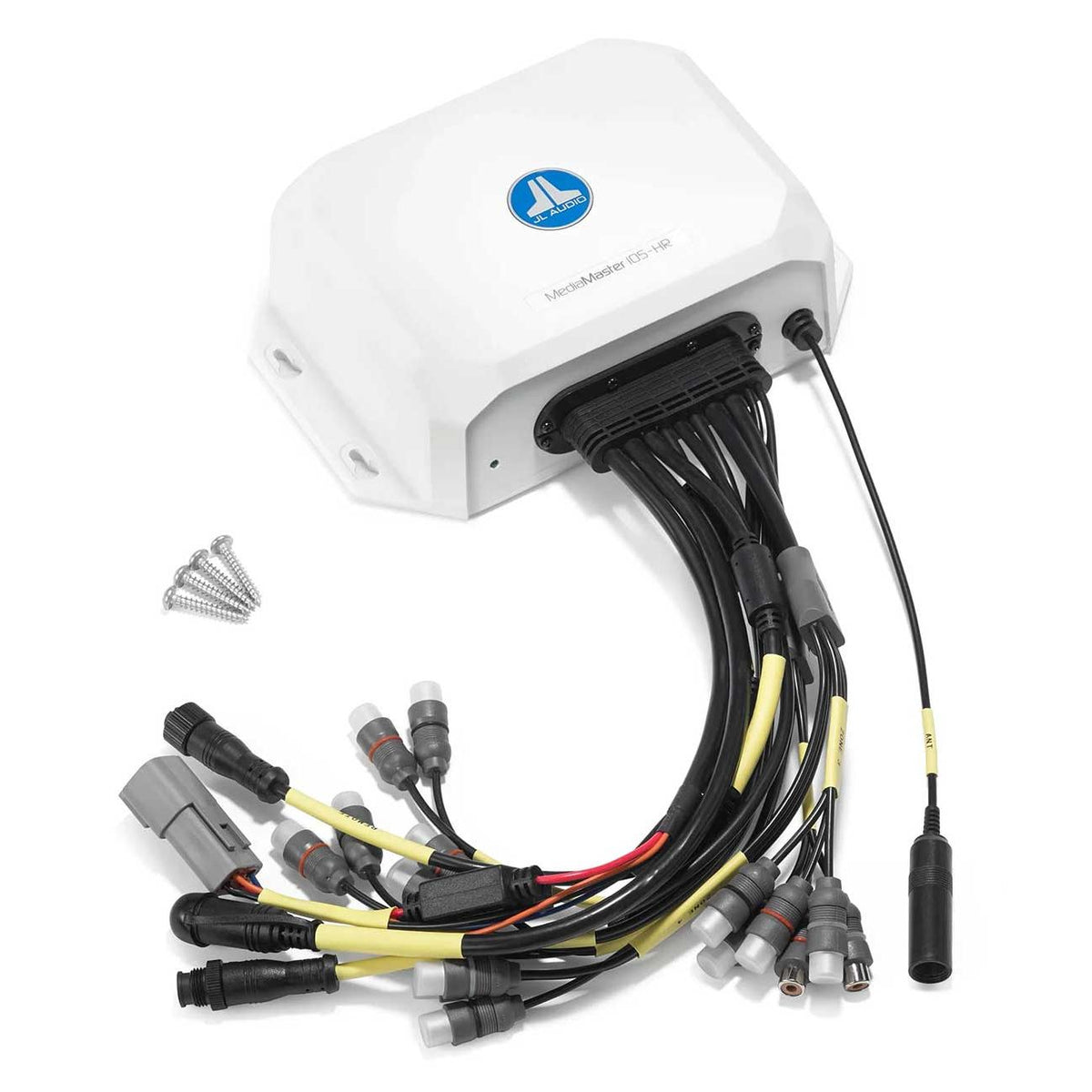 JL Audio MediaMaster 105-HR Hidden Marine Source Unit, NMEA 2000 MFD Control, 4-Zone, 12-Channel 4V RMS Preamp Outputs — Quality Boat Parts