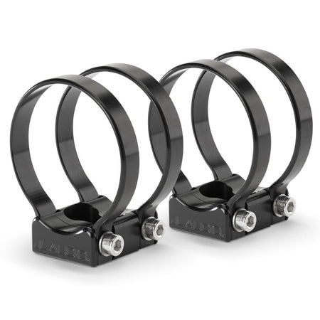 JL Audio VeX Speaker Swivel Pipe Mount Brackets, 2.625in Clamp ID, 2pk, Black Finish — Quality Boat Parts