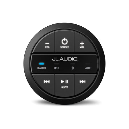 JL Audio MMR-20-BE Wired Remote Controller, For MediaMaster Source Units, Non-Display, IP67, 2 in Mount Hole, 75 ft Max Cable Run — Quality Boat Parts