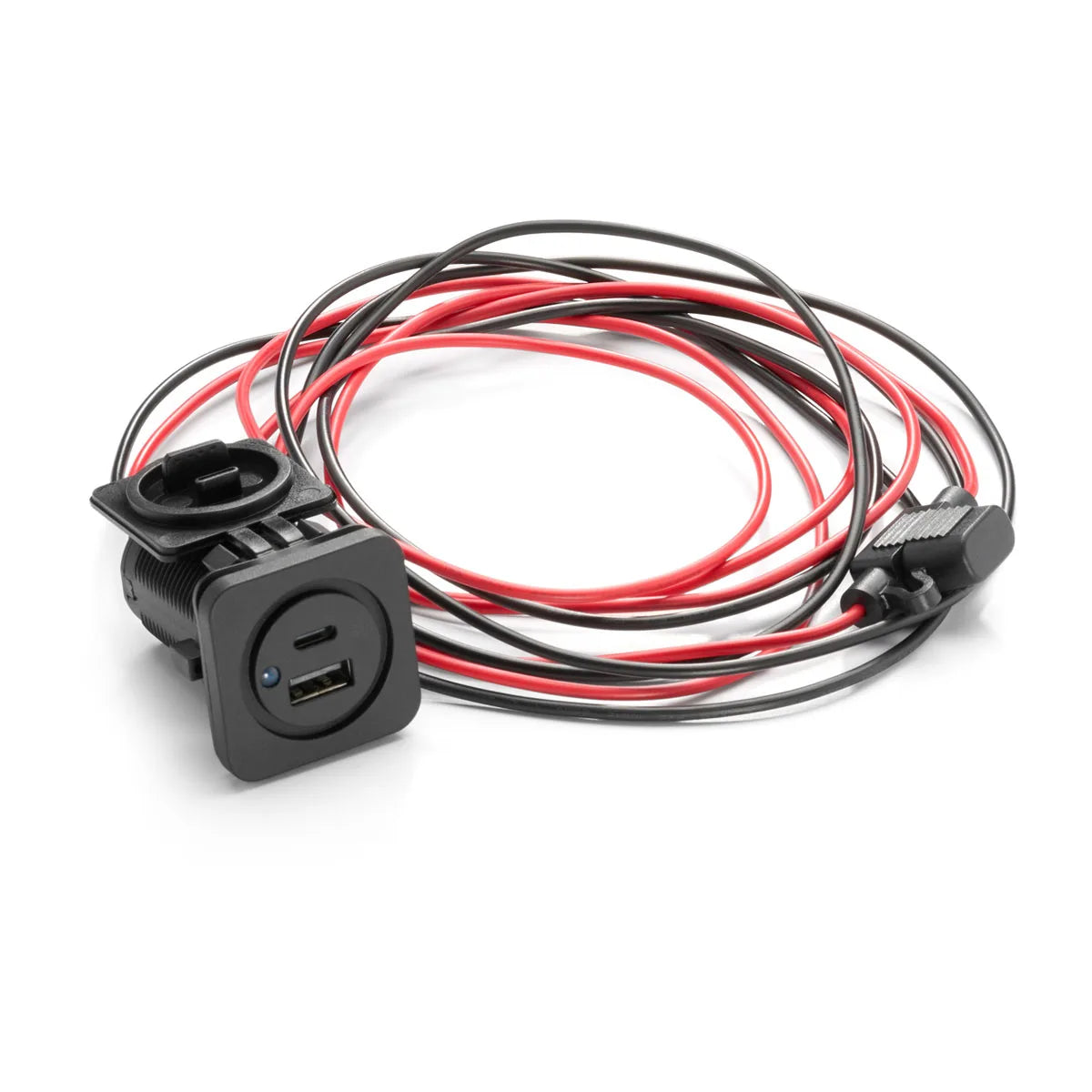 JL Audio Panel-Mount USB-C/USB-A Charging Jack, 5V/2.1A — Quality Boat Parts