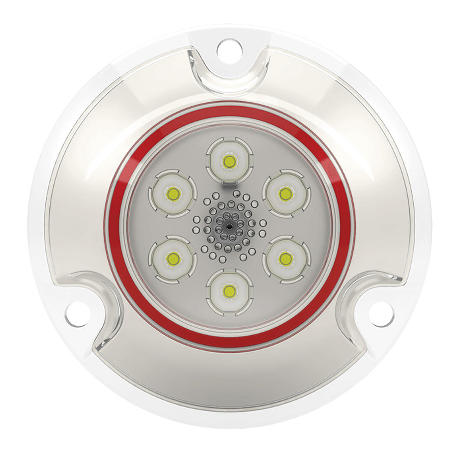 Lumishore ORA SMX11 Surface-Mount Underwater LED Light, White Light, 12V, IP68, 1,100 Fixture Lumens, 60deg Beam — Quality Boat Parts