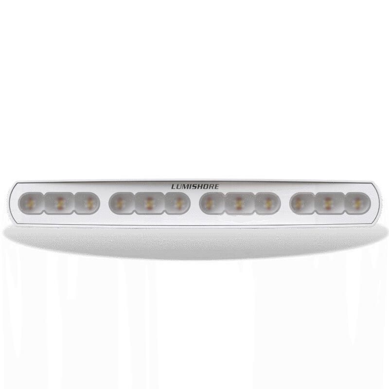 Lumishore LUX 18 in CRGBW LED Flood Light, 7,500 lm, 10.5-31V, IP68 — Quality Boat Parts