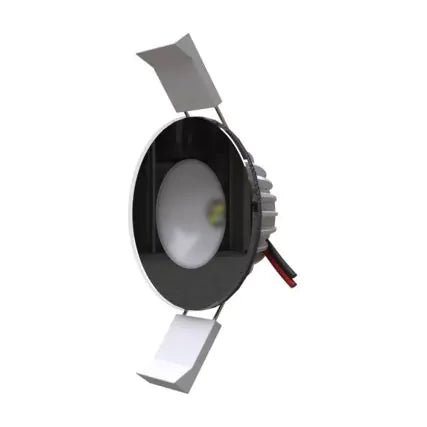 Lumishore ECLIPSE DL55 LED Downlight, White Light 5000K, Black Finish, 10-15V DC, IP67, 2in Cutout — Quality Boat Parts