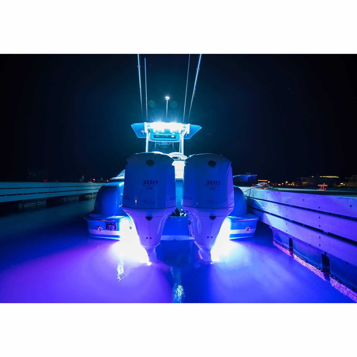 Lumishore ECLIPSE 4in Flush Fit LED Floodlight, White Finish, 1500 lm, IP68 — Quality Boat Parts