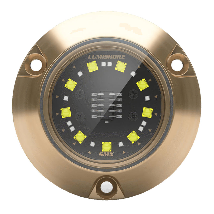 Lumishore ECLIPSE SMX24 Surface Mount Underwater LED Light, White Light, 12V Only, IP68, 3,100 Fixture Lumens, 90° Beam — Quality Boat Parts