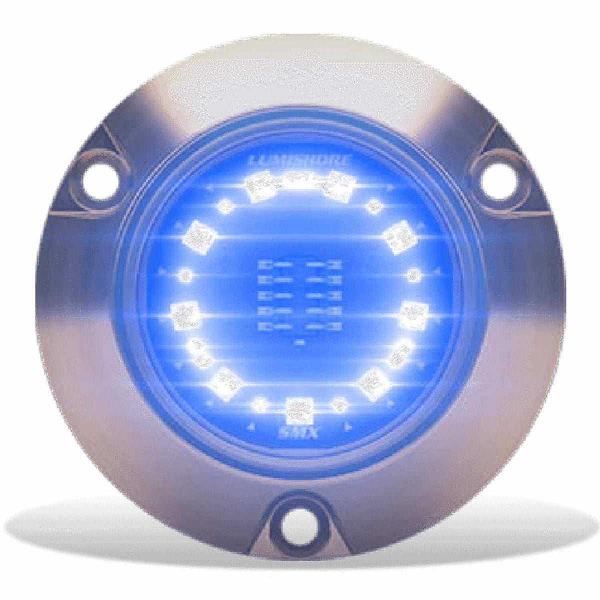 Lumishore ECLIPSE SMX24 LED Surface Mount Underwater Light, Dual-Color Blue/White, 12/24V, 3,100 lm — Quality Boat Parts