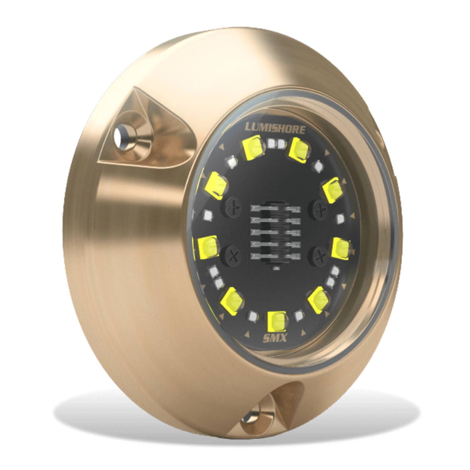 Lumishore ECLIPSE SMX24 LED Surface Mount Underwater Light, Dual-Color Blue/White, 12/24V, 3,100 lm — Quality Boat Parts