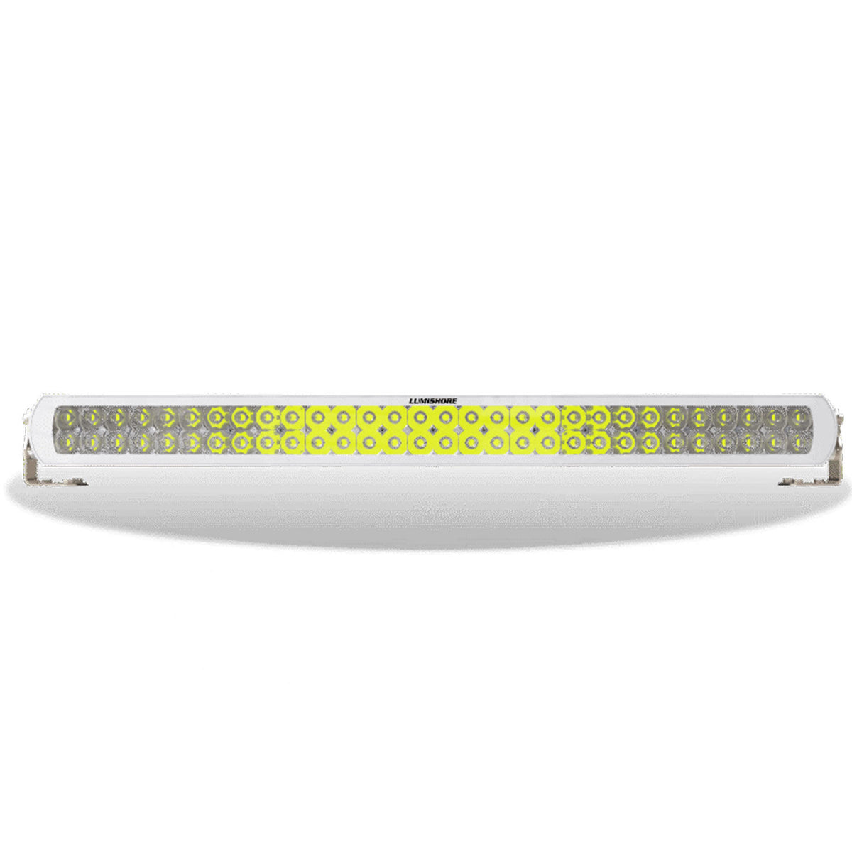 Lumishore 30 in Curved LED Light Bar, White Light, 10.5-31V DC, IP68, 23,760 Fixture Lumens, 9-32 Degree Beam — Quality Boat Parts
