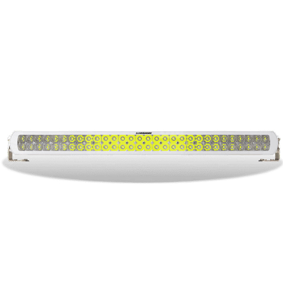 Lumishore 30 in Curved LED Light Bar, White Light, 10.5-31V DC, IP68, 23,760 Fixture Lumens, 9-32 Degree Beam — Quality Boat Parts