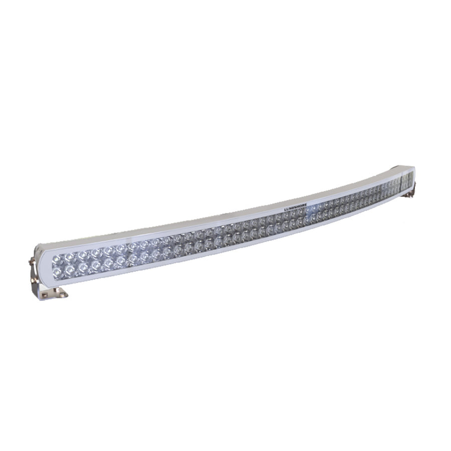 Lumishore 50in Curved LED Light Bar, White Light 5000K, 10.5-31V DC, IP68, 39,600 lm — Quality Boat Parts