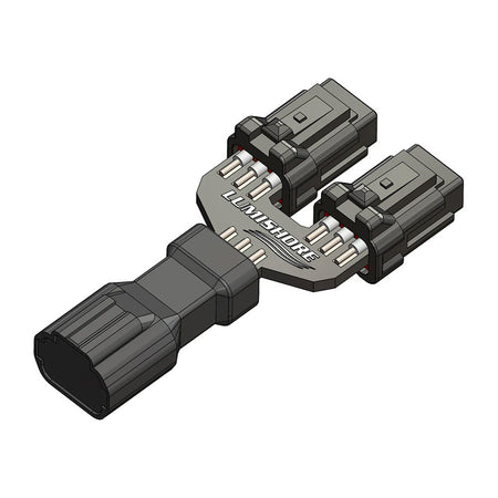 Lumishore 6-Core 2-Way Cable Splitter, For Lux Strip & Neon Flex — Quality Boat Parts