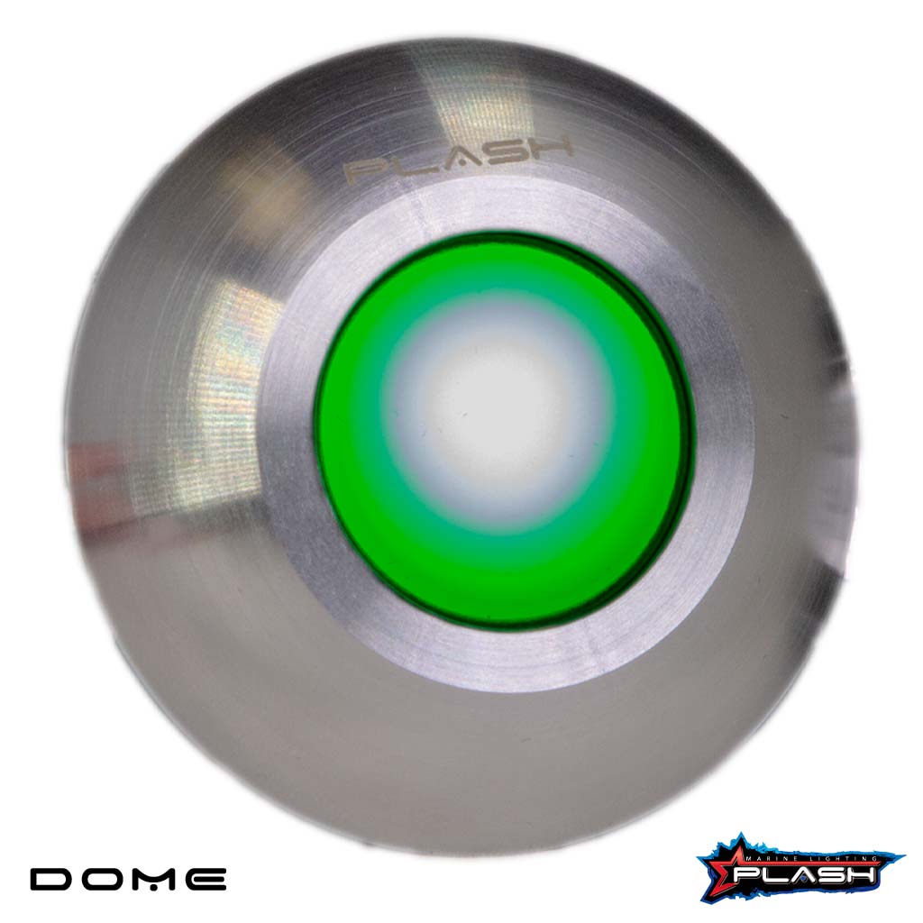 Plash - Gravity Red, Green and Blue LED Deck Light - 1.2W, 0.2A, IP67, 12-24V — Quality Boat Parts