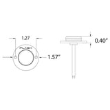 Plash - Gravity Red, Green and Blue LED Deck Light - 1.2W, 0.2A, IP67, 12-24V — Quality Boat Parts