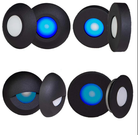 Plash - Gravity Red, Green and Blue LED Deck Light - 1.2W, 0.2A, IP67, 12-24V — Quality Boat Parts