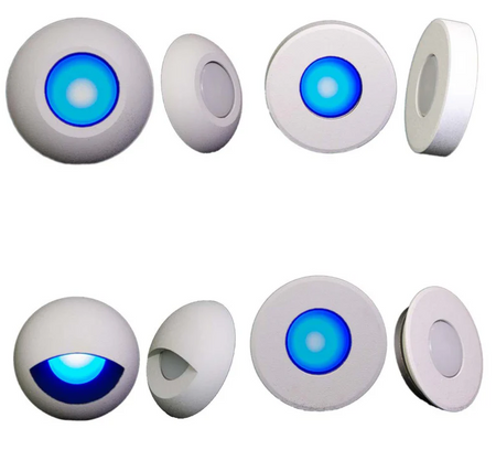 Plash - Gravity Red, Green and Blue LED Deck Light - 1.2W, 0.2A, IP67, 12-24V — Quality Boat Parts