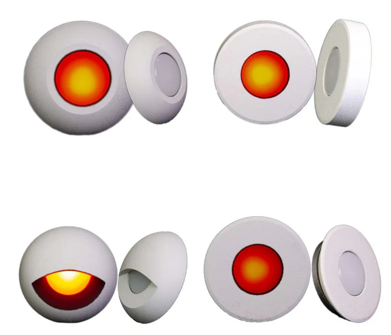 Plash - Gravity Red, Green and Blue LED Deck Light - 1.2W, 0.2A, IP67, 12-24V — Quality Boat Parts