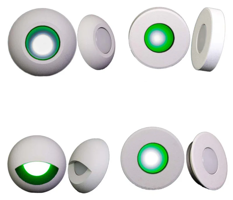 Plash - Gravity Red, Green and Blue LED Deck Light - 1.2W, 0.2A, IP67, 12-24V — Quality Boat Parts