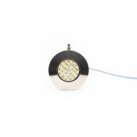UWL - QTS 100 Low Voltage Underwater Light - Titanium, Flush Mount — Quality Boat Parts