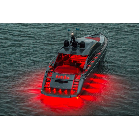 UWL - QTS 100 Low Voltage Underwater Light - Titanium, Flush Mount — Quality Boat Parts