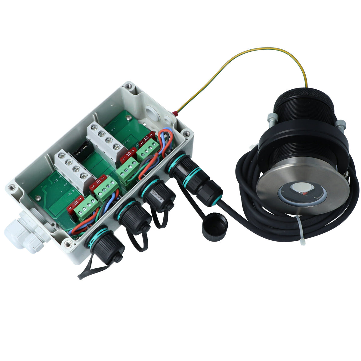 UWL - QTS 100 Low Voltage Underwater Light - Titanium, Flush Mount — Quality Boat Parts