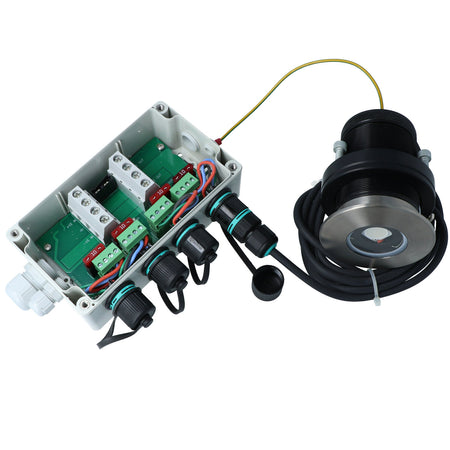 UWL - QTS 100 Low Voltage Underwater Light - Titanium, Flush Mount — Quality Boat Parts