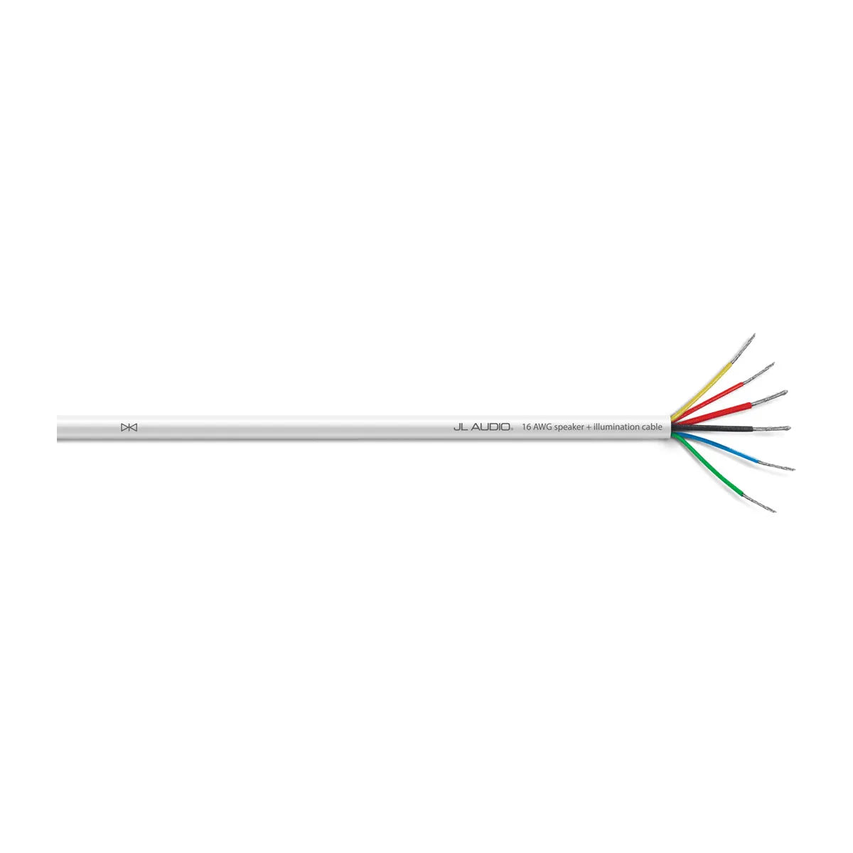 JL Audio 6-Conductor Multifunction Cable, For LED Speakers, 20/4+16/2 AWG, Marine-Grade White PVC Jacket, Stannum-Plated for Corrosion Resistance — Quality Boat Parts