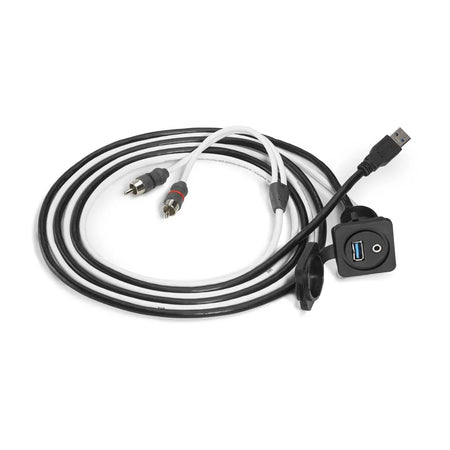 JL Audio Panel-Mount Audio Connector, Sealed Rubber Cover — Quality Boat Parts