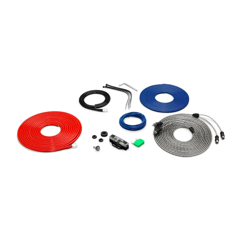 JL Audio Amplifier Connection Kit, Single Amplifier, MAXI Fuse Block, Power and Ground Wire, 18 ft 2-Channel Interconnect Cable, Speaker Wire, Remote Turn-On Lead — Quality Boat Parts