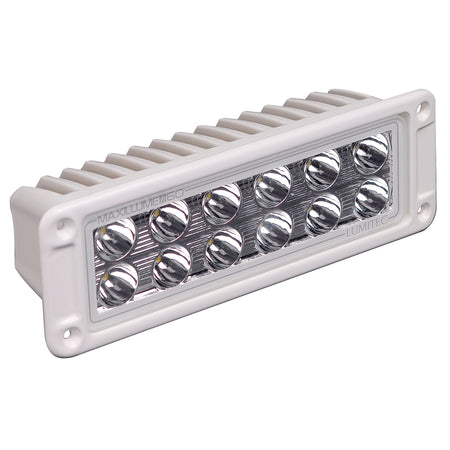 Lumitec - Maxillumeh60 - Flush Mount Flood Light - White Housing - White Dimming — Quality Boat Parts