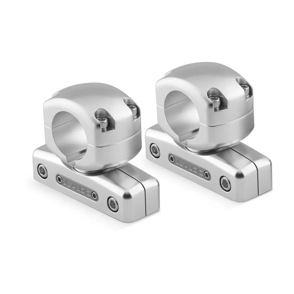 JL Audio Mount Fixture for Enclosed Tower Speaker, For ETXv3 Enclosures, Marine-Grade Aluminum, Clear Anodized Finish, Sold in Pairs — Quality Boat Parts