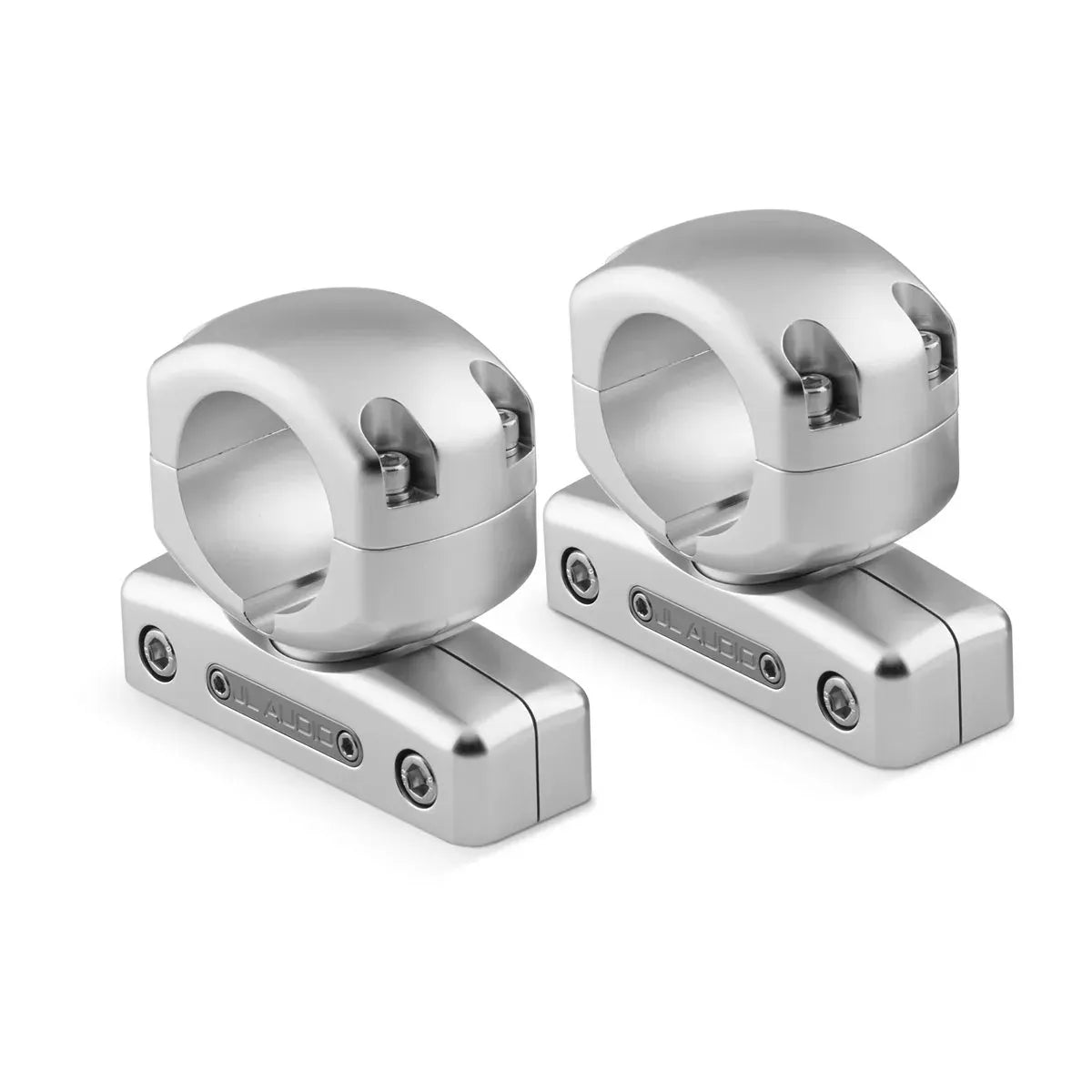 JL Audio Mount Fixture for Enclosed Tower Speaker, For ETXv3 Enclosures, Marine-Grade Aluminum, Clear Anodized Finish, Sold in Pairs — Quality Boat Parts
