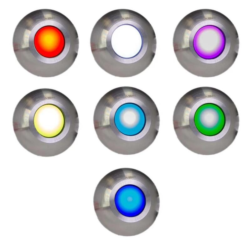 Plash - Gravity RGB LED Deck Light - 1.2W, 0.2A, IP67, 12V DC — Quality Boat Parts