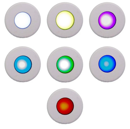 Plash - Gravity RGB LED Deck Light - 1.2W, 0.2A, IP67, 12V DC — Quality Boat Parts