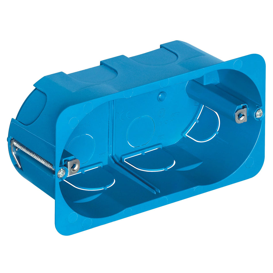 Vimar Flush-Mount Hollow Wall Mounting Box, 4-Module, 50mm Deep, Light Blue, Glow Wire 850C — Quality Boat Parts