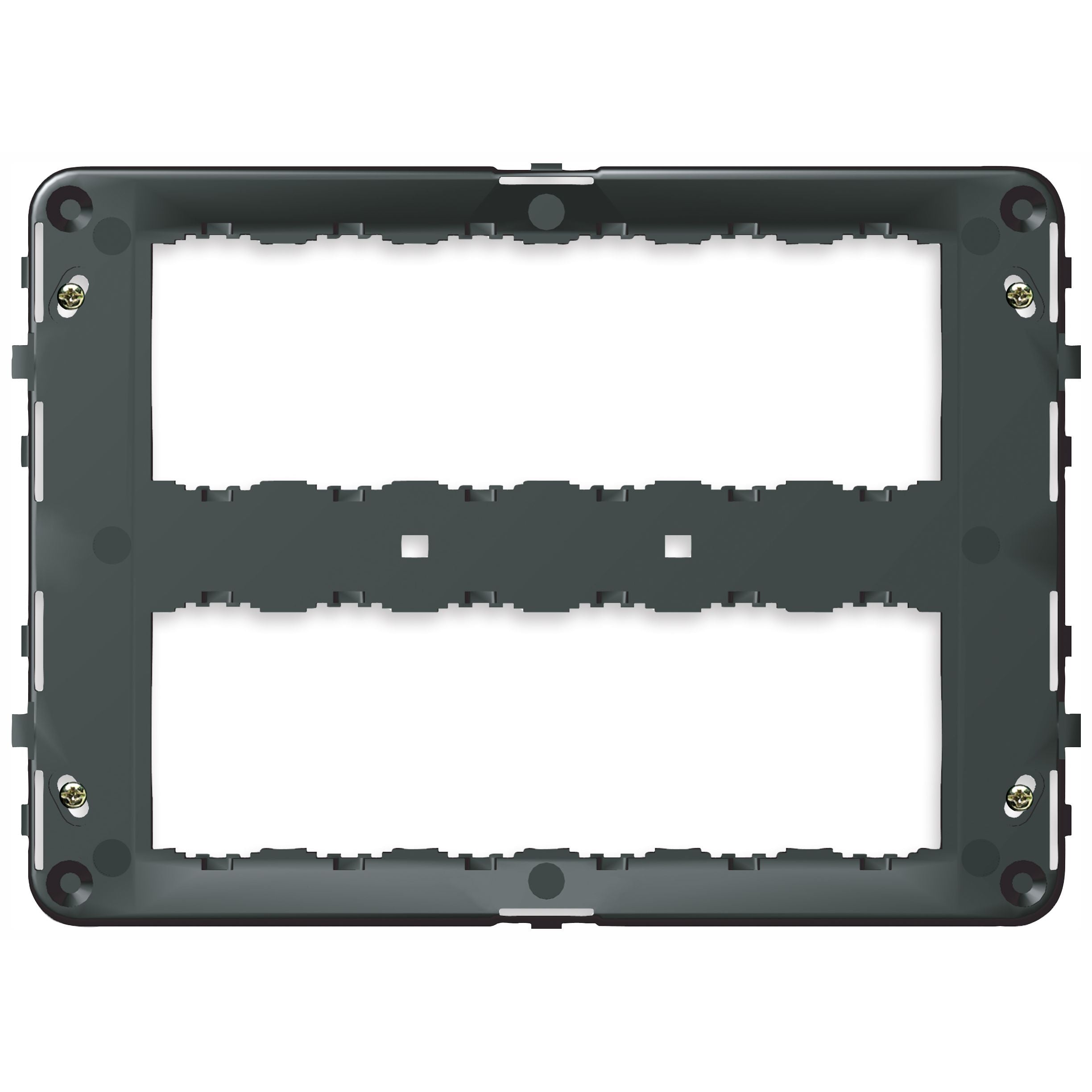Vimar IDEA 12 (6+6)-Module Mounting Frame, For V71320/V71620/V71720 & 09920 Boxes, With Screws, Grey — Quality Boat Parts