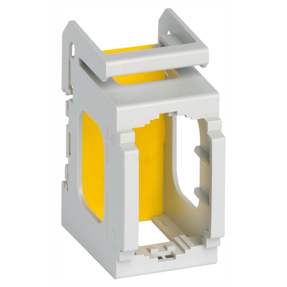 Vimar DIN Rail Mounting Frame, 1-Module, 2x17.5mm, RAL 7035 Grey — Quality Boat Parts