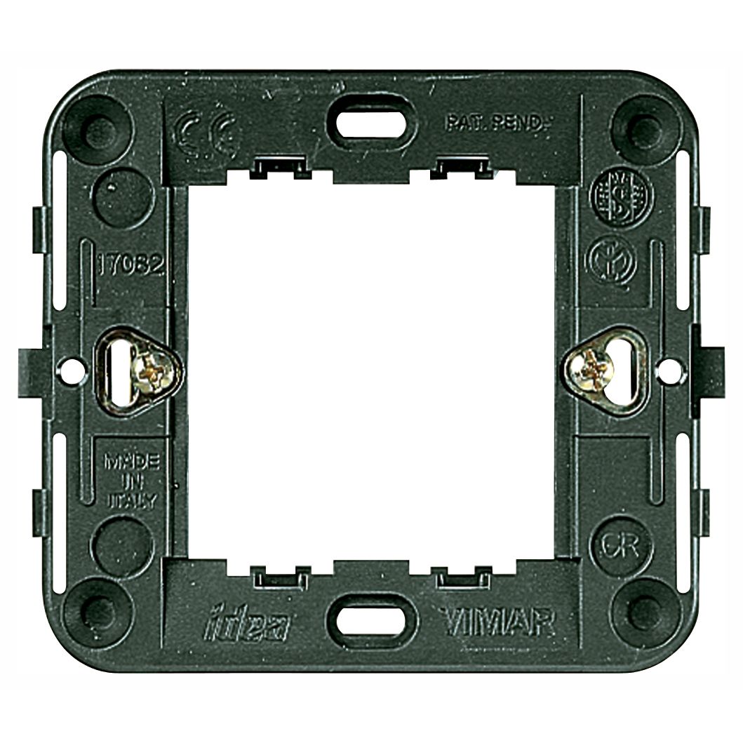 Vimar Idea 2-Reduced-Module Mounting Frame With Claws, For 60mm Round Flush or 09971 Surface Box — Quality Boat Parts