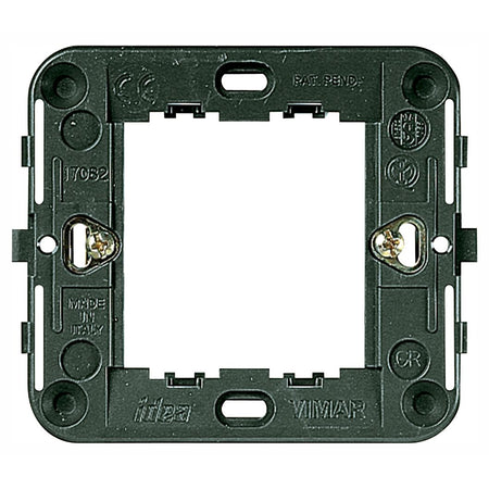 Vimar Idea 2-Reduced-Module Mounting Frame With Claws, For 60mm Round Flush or 09971 Surface Box — Quality Boat Parts