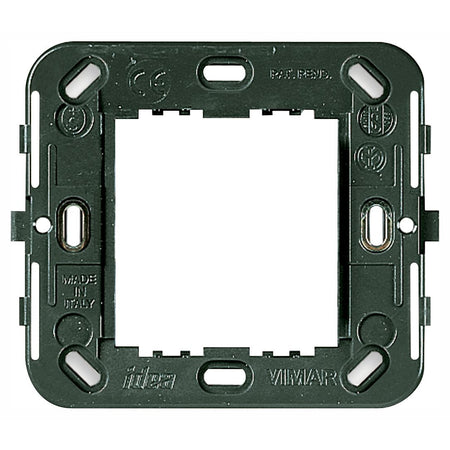 Vimar IDEA 2-Reduced-Module Mounting Frame, No Screws, 60 mm Centers, 56x56 mm Flush Boxes — Quality Boat Parts